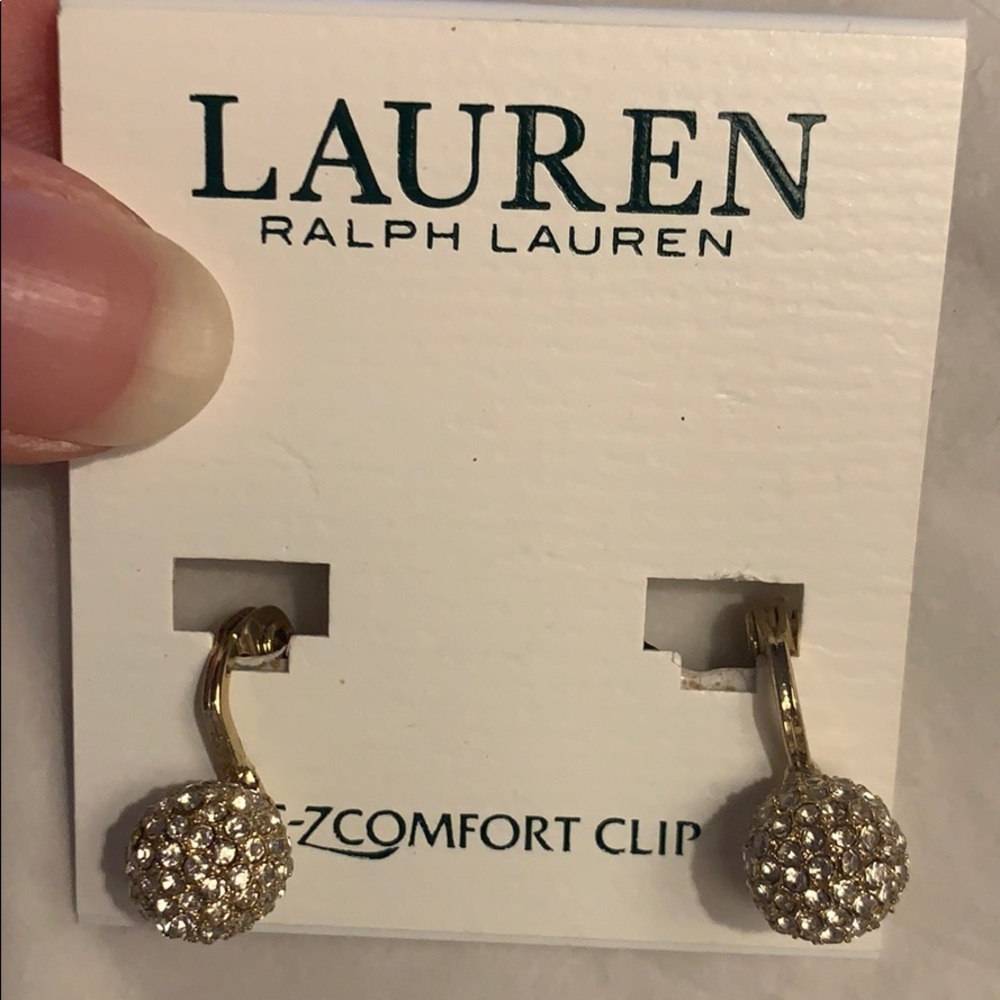 NWT Lauren Clip On Earrings
